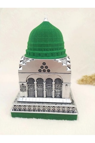 Beytünnebi Biblo Lisanslı Gümüş Renk Kadife Kaplı Krirtal Taşlarl
