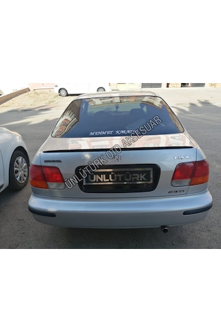 OtoÇizgi Honda Cıvıc Bagaj Üstü Spoiler 1995-2000 Piano Black OtoÇizgi