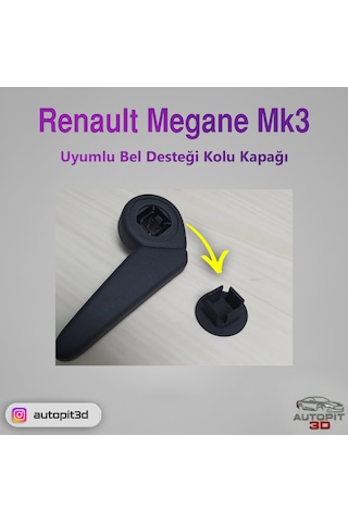 Renault Megane 3 Uyumlu Bel Desteği Kolu Kapağı
