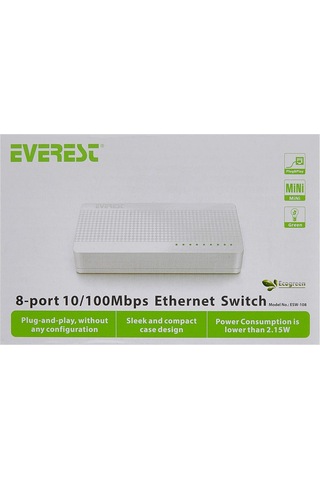 8 Port 10 100mbps Ethernet Switch Hub