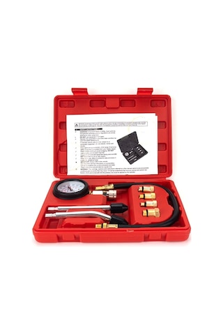 Sones A3750 Araba / Motosiklet Çok Fonksiyonlu Silindir Basınç Göstergesi Silindir Basınç Test Aracı