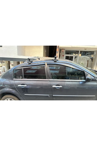 Renault Megane 2 Sedan 2003-2008 Oluksuz Tip Port Bagaj Tavan Çıtası Ara Atkı Kapıdan Sıkıştırmalı