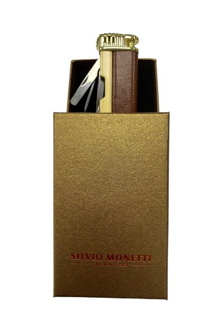 Silvio Monetti Sarı Kahverengi Deri Çakmak 709393