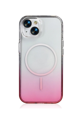 Apple Uyumlu iPhone 13 Kılıf M-safe Şarj Özellikli Zore Septik Silikon Kapak Mor