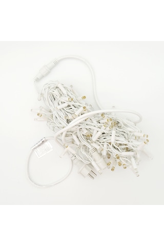 Saçak Led Perde Aydınlatma 2M Dış Mekan Gün Işığı Beyaz Flaş