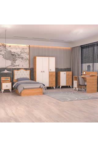 Garaj Home Karmen Genç Odası Takımı 5 Parça - Aytaşı Diğer