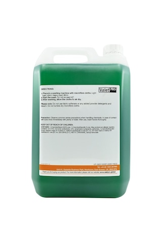 Valet Pro Microfibre Reviver Mikrofiber  Bez Yıkama Şampuanı 5 L