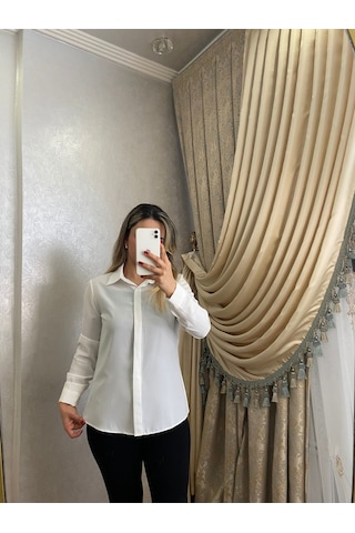 İlayla Beyaz Gömlek