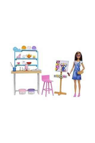 Barbie Sanat Atölyesi Oyun Seti  Hcm85