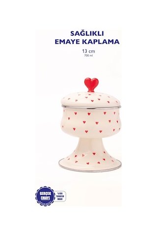 Cupid Emaye Şekerlik Bej