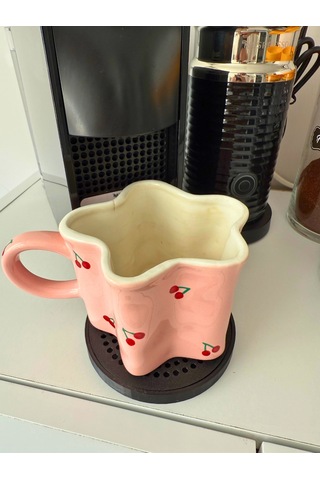 Nespresso Büyük Bardak Altlığı 10.5 Cm Geniş Su Damlama Haznesi Siyah