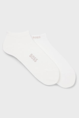 Boss Logolu 2 Pack Çorap Erkek Çorap 50538188 100 Beyaz