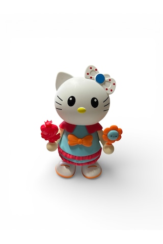 Fiyonklu Sevimli Kedi Oyuncağı Hello Kitty