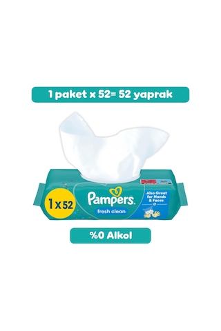 Prima Pampers Islak Bebek Mendili 52 Islak Mendil