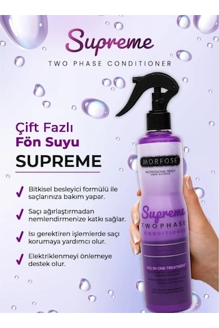 Morfose Çift Fazlı Supreme Fön Suyu 400ml