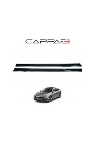 Honda Civic 2016- Yılı Ve Sonrası Uyumlu Yan Marşpiyel 2 Parça