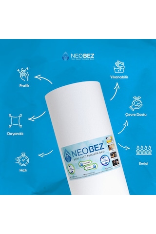 Neobez 23 x 28 50 Yaprak 4'Lü Paket Neobez Beyaz