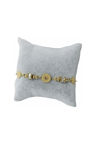 Kadın Çelik Ata Bileklik Altın Renk Çelik