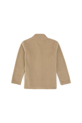 U.S. Polo Assn. Kız Çocuk Açık Haki Fermuarlı Polor Sweatshirt 50317875-VR183