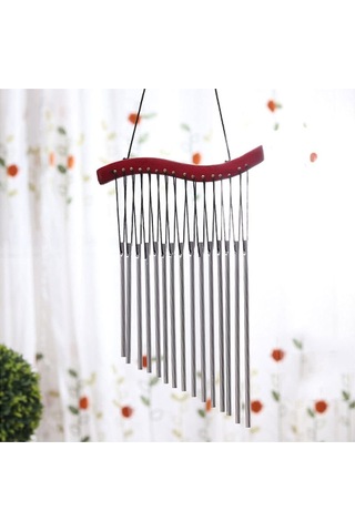 Rüzgar Chime Aeolian Bells Metal Tüp Müzik Rüzgar Zil Kolye Kapı Dekorasyonu Yaratıcı Hediye
