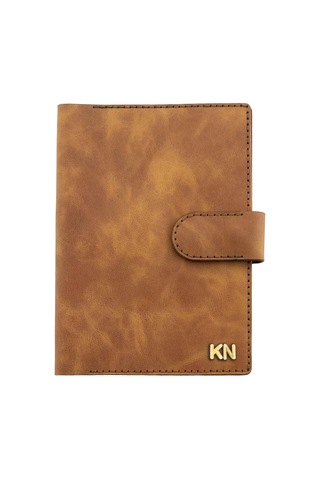 A5 Defter Ve Ajanda Kılıfı - %100 Rainbow Deri - Ko10001 - Camel Camel