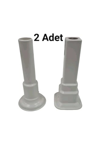 2 Adet Beyaz Kalorifer Petek Boru Gizleme Aparatı Yuvarlak