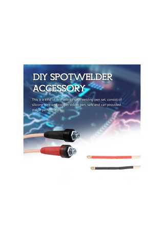 Vkemall 25mm² Tekli Puro, 18650 Pil Spot Kaynak Makinesi İçin, Saf Bakır Ve Silikon Teli İle Dıy Aksesuar