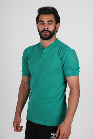 Hummel Armin Pamuklu Bebe Yaka Tişört Yeşil