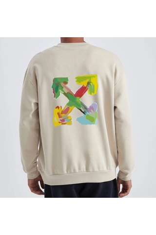 Unisex Oversize Four Sweatshirt