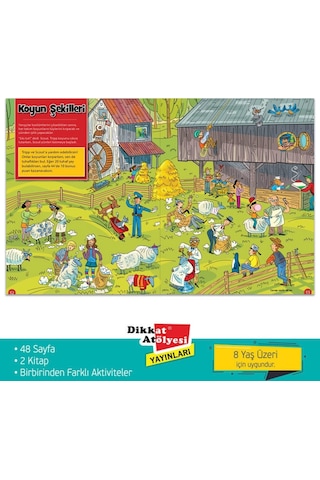 Şaşırtıcı Macera Puzzle 2'Li Set Dikkat Atölyesi Yayınları 522575080