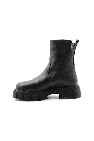 Fast Step Hakiki Deri Kürklü Kadın Klasik Bot 710kza6002 001
