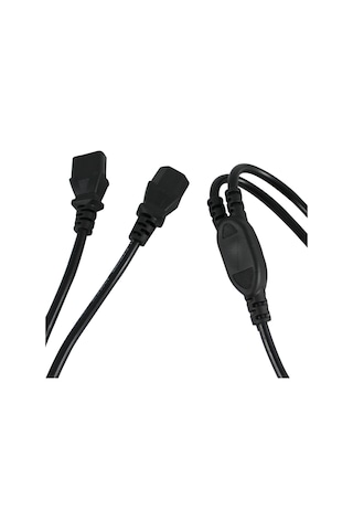 Trilogic Power Kablo - Tek Priz Çift Güç Çıkışlı