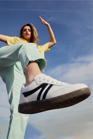 Beyaz Ortopedik Günlük Kadın Sneaker Ayakkabı-254 Beyaz