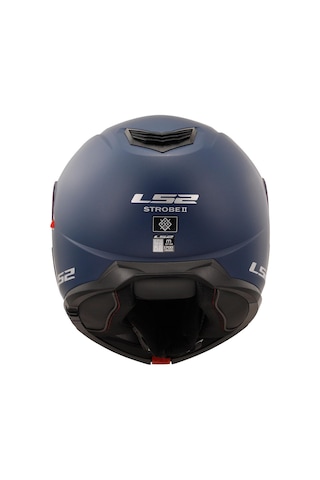 Ls2 Strobe 2 Çene Açılır Motosiklet Kaskı Mat Mavi