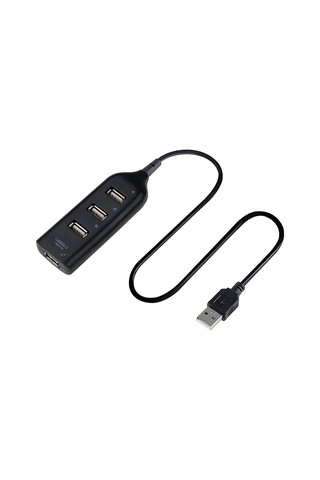 Hi-speed Hub Adaptör Usb Hub Mini Usb 2.0 Pc Dizüstü Bilgisayar Dizüstü Bilgisayar Alıcı Bilgisayar Periferikleri Aksesuarları Renk: Siyah İçin