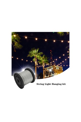 Symbee 304 Paslanmaz Çelik Takviye Kablosu 0.5mm 7 7 100m 30 Alüminyum Kapağıyla, Ç晾晒 Ve Armatür Asma İçin Dayanıklı Teller Diğer