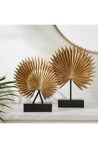 Karaca Home Palm Biblo 29x8x34.5 Cm Gold