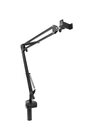 Xindoker Puluz Aluminium Alyuminyum Kollu Masaüstü Telefon Tutucu - 360 Dönebilen, Katlanabilir, 6.8 İnçye Kadar Telefonlar İçin, Canlı Yayın Ve Fotoğrafçılık İçin Pu650b
