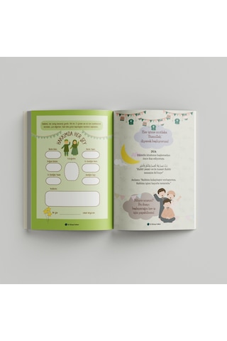 Çocuklar İçin Esmaül Hüsna Ajandası Çok Renkli