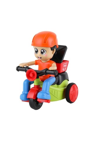 988y Sürtmeli Bisikletli Kurye -can Oyuncak Çok Renkli