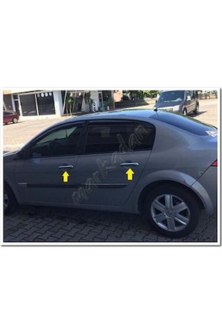 Db Chrome Renault Megane 2 Kapı Kolu Nikelajı 2004-2010 4 Kapı P.