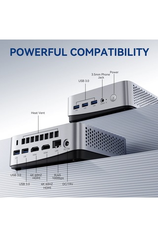 Leaderhub LP5C i5-12450HX 16 GB 512 GB M2 SSD W11P Mini PC