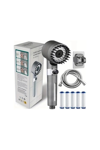 Duş Başlığı 1 Adet Ion Damlaları Duş Başlığı, 2025 Yeni Iondrops Filtreli Duş Başlığı İle El Duşu İle Hortum Ayarlanabilir Ayarlar 11.8x5cm Çift Kişilik