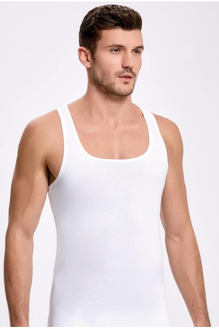 Erkek Sporcu Atlet Beyaz 001