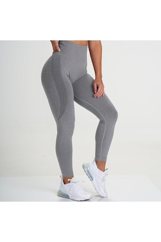 Tongxida Kadın Yüksek Bel Fitness Taytları, Push Up Spor Kayısı Renkli, 22 Renk Seçenekleri Ten Rengi