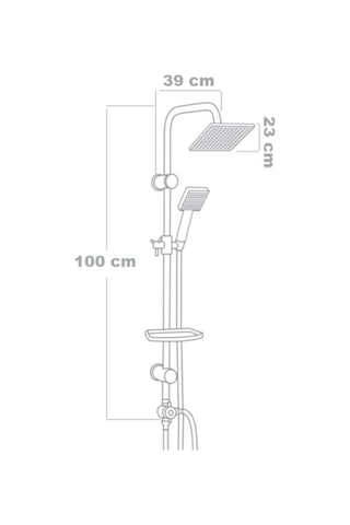 Armour Armatür Robot Duş Seti Krom