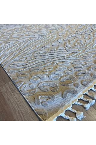 İpek Mekik Halı Lux 11706 Beige Modern İskandinav Halı