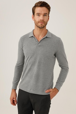 İgs Erkek Antrasit Standart Polo Yaka Düğmeli Triko Antrasit