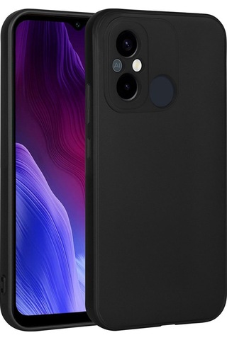 Xiaomi Redmi 12c Kılıf Zore Premier Silikon Kapak Siyah