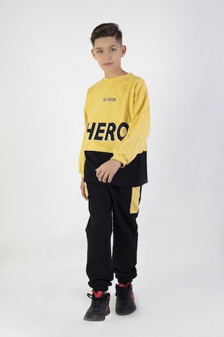 Harika Kids Erkek Çocuk Hero Baskılı Örme Basic Eşofman Takımı 001